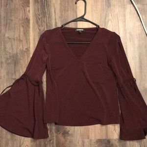 Express dark purple top